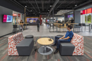 Student lounge area at Timothy Christian High School