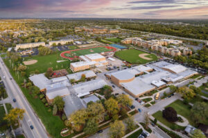 Aerial view of Timothy Christian Schools