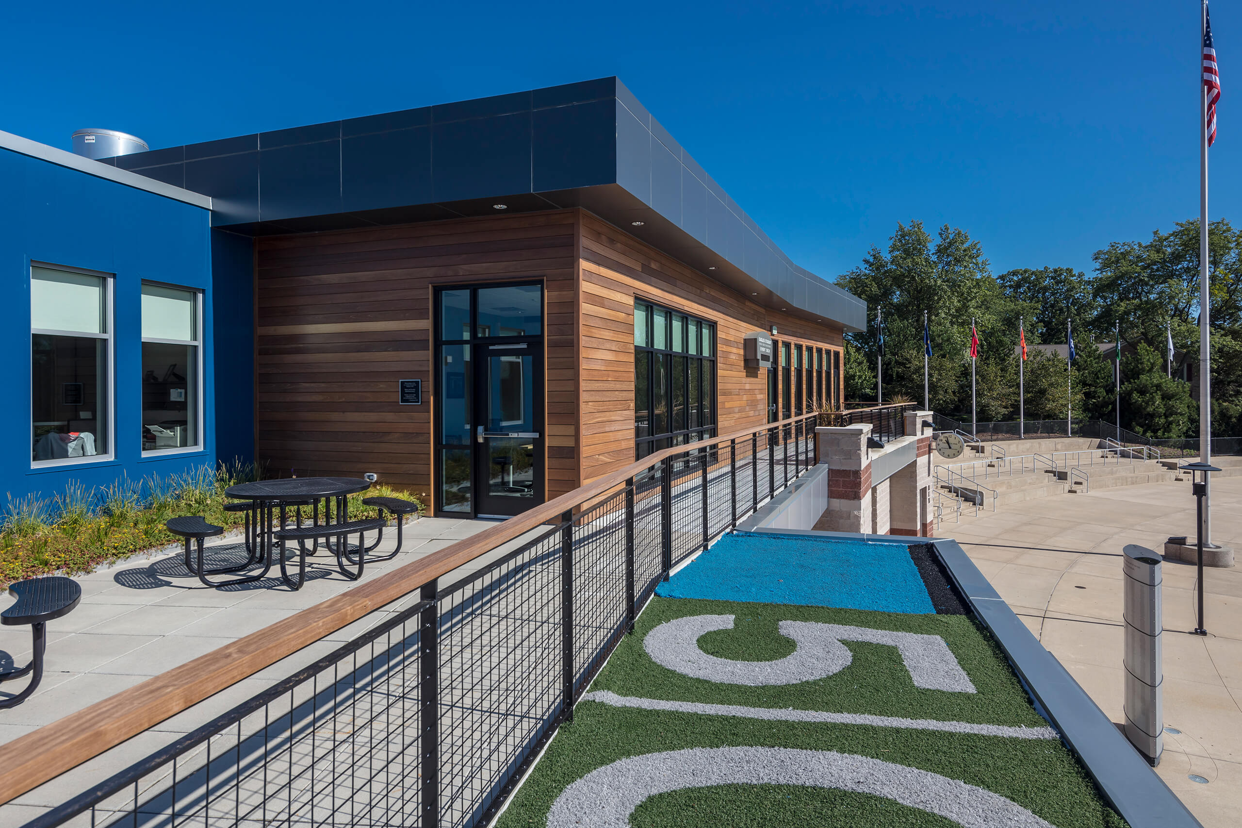 exterior view of the Grand Rapids Christian School admin building