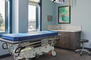 Examination room at the Lovell Hand and Orthopedic Center