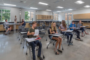 Timothy Christian Middle School classroom