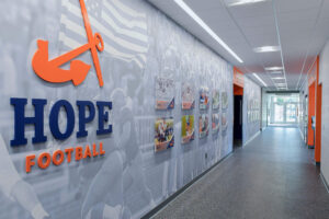 Hallway in the Jim Heeringa Athletic Center