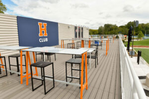 Deck of the Jim Heeringa Athletic Center