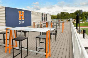 Deck of the Jim Heeringa Athletic Center