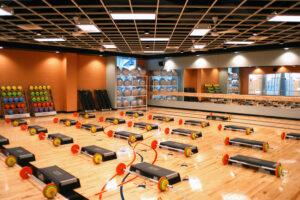 Group exercise studio at MVP Sportsplex