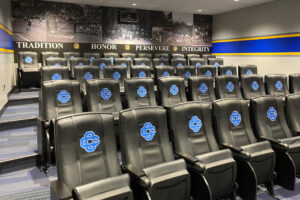 Catholic Central Athletics locker room seating