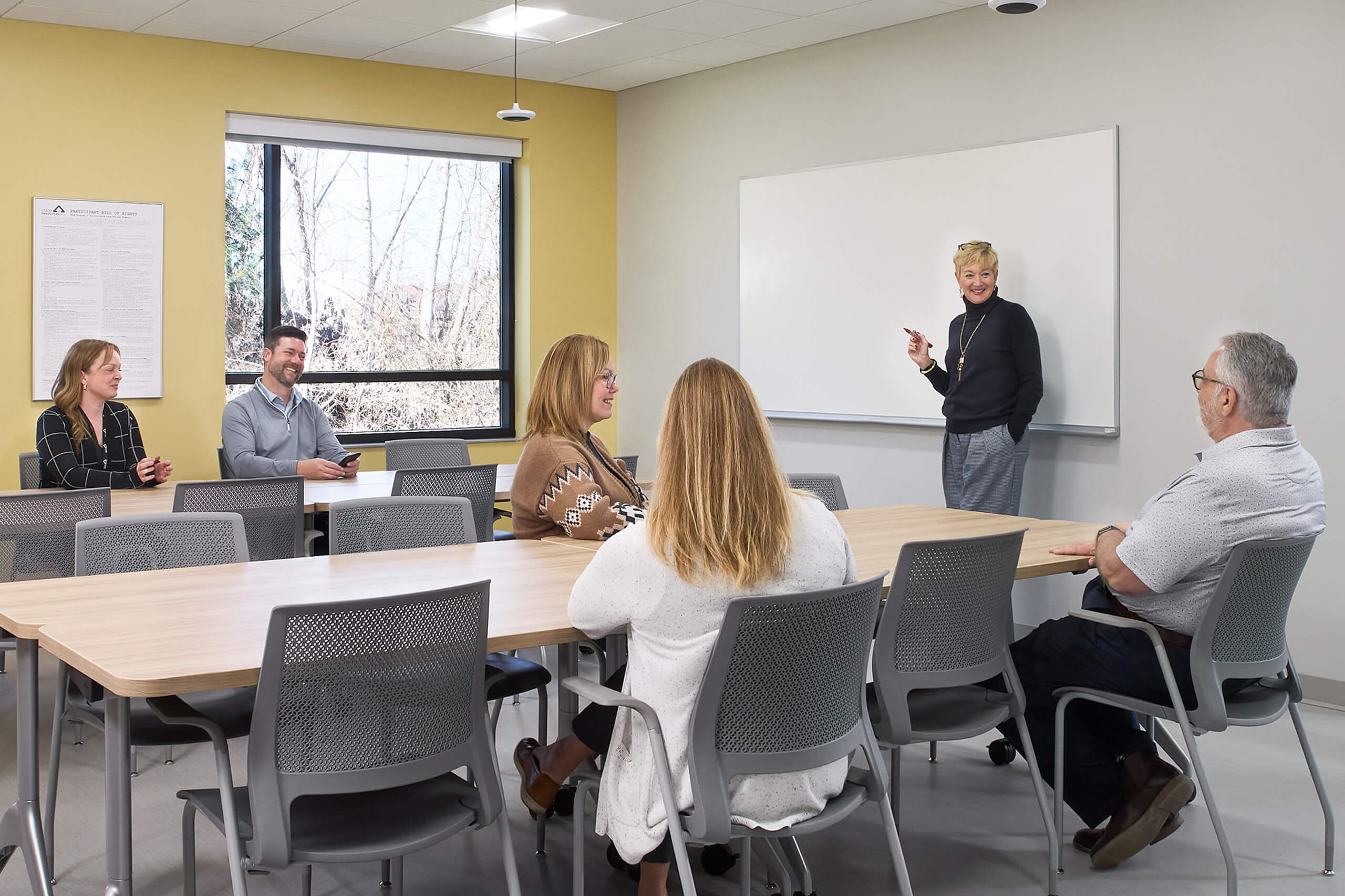 Care Resources Lowell small conference and activity room