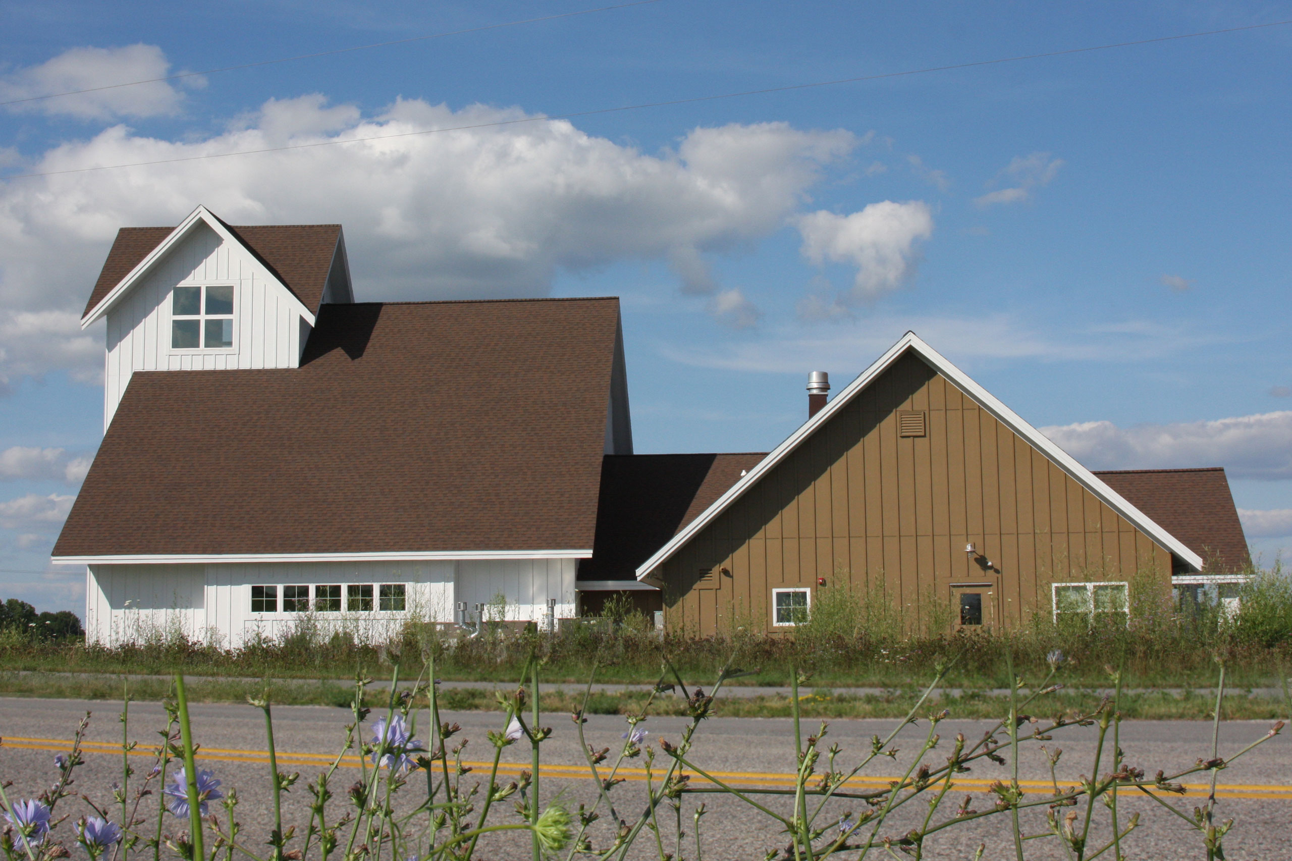 Good Shepherd Lutheran Church exterior with street