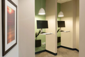 Pediatric Dental Specialist of West Michigan wall-mounted work stations