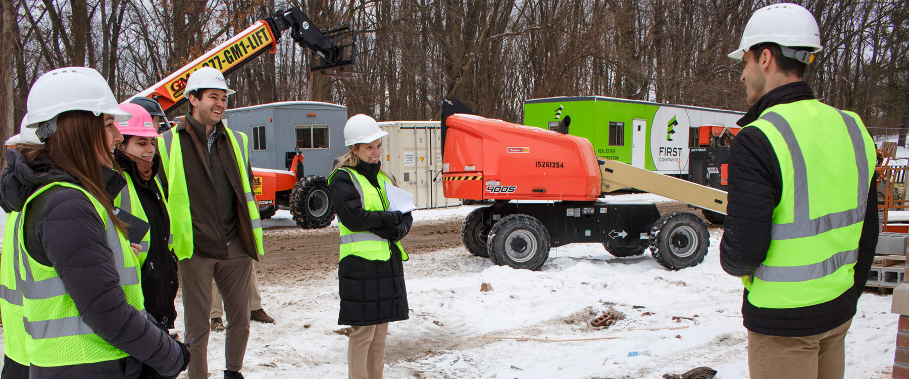 AMDG team at St Robert Catholic School construction site