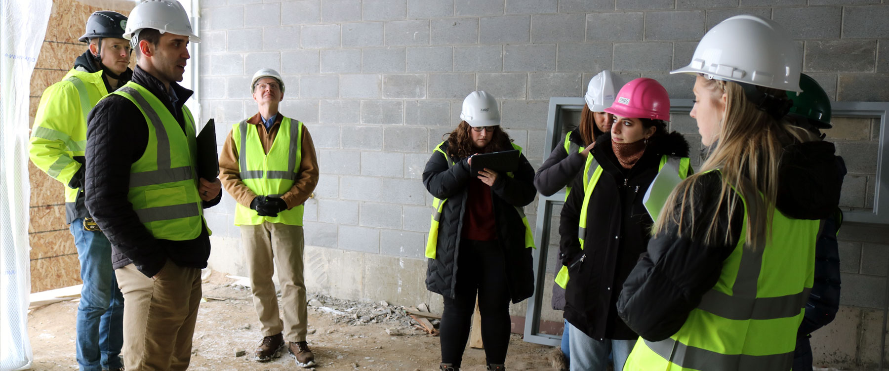 AMDG team at St Robert Catholic School construction site