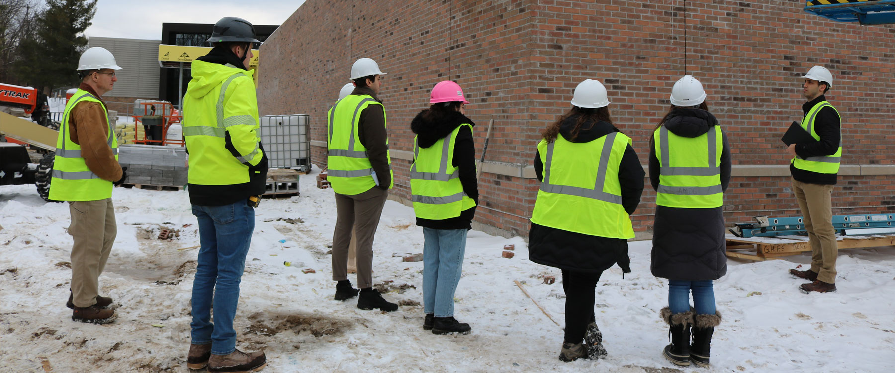 AMDG team at St Robert Catholic School construction site