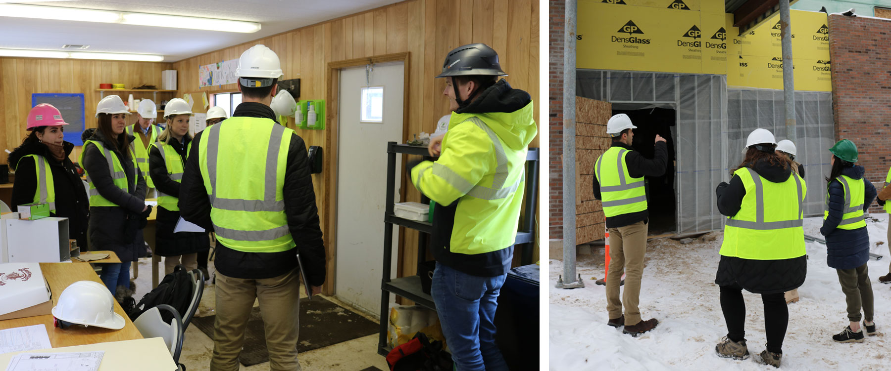 AMDG team at St Robert Catholic School construction site