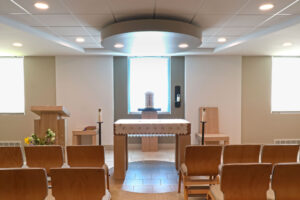 GR Catholic Central Chapel podium view