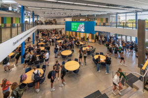 Illiana Christian High School commons area