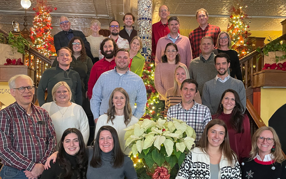 AMDG Staff at 2024 Annual Christmas Eve brunch