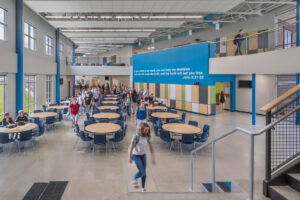 large multipurpose cafeteria and commons